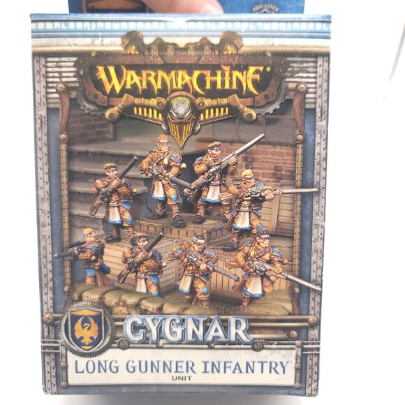 Warmachine Cygnar Long Gunner Infantry Table Top Game Figures - Picture 7 of 7